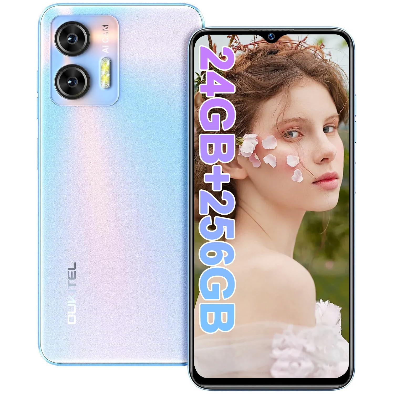 OUKITEL C36(2025) Mobile Phones Sim Free Unlocked, 24(8+16) GB+